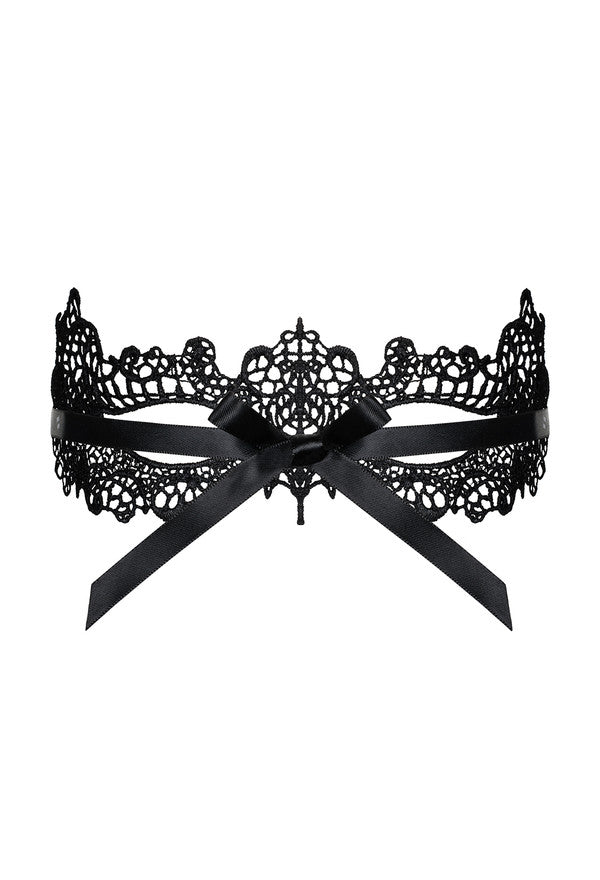 Silmänaamio musta pitsi