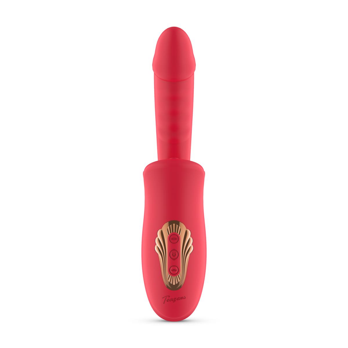 Teazers Dildo with Clitoris Stimulator