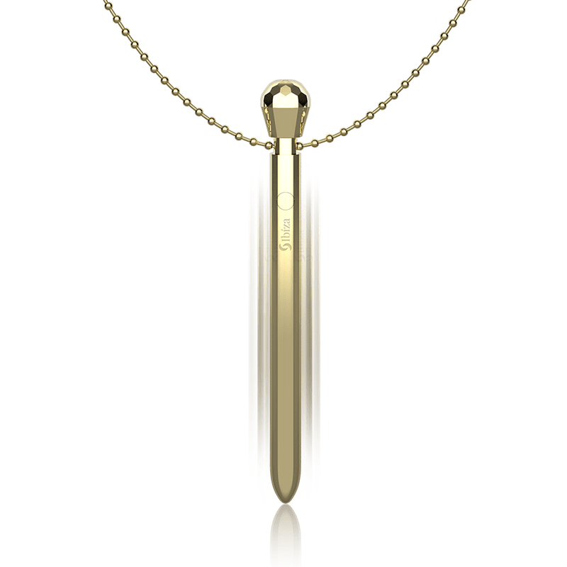 Vibrator Halsband Guld