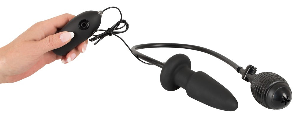 Puhallettava puskutulppa tärinällä