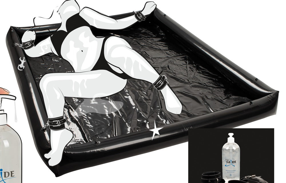 Vinylpladepool med bøjer