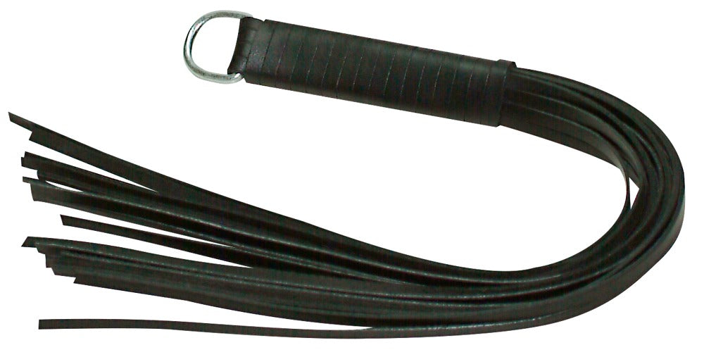 Läderflogger med Handtag och Ring – ZADO