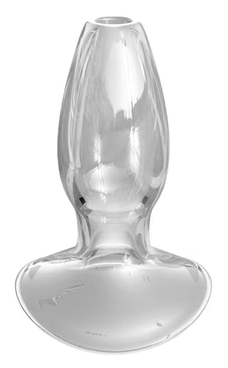 Ihålig analplugg i glas