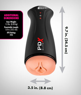 PDX Elite Fuck-Gasm – Automatisk Masturbator med Sug