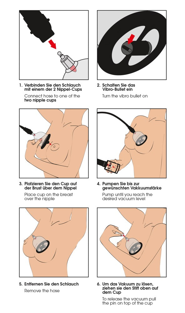 Vibrating Nipple Cups