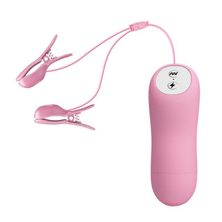 Rosa E-Stim Bröstklämmor
