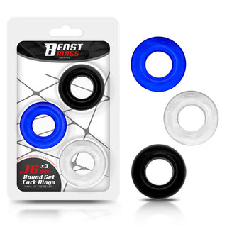 Beast Rings Penisringar 3-pack