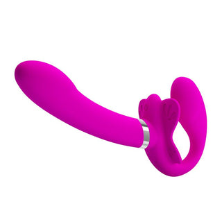 Strapless Strap-on med Vibration