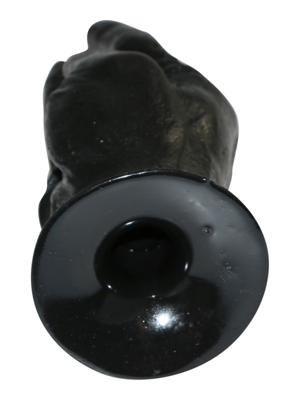 All Black Hand Dildo 21 cm