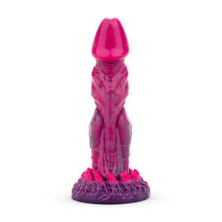 Fantasy Dildo Rosa & Lila med Sugkopp