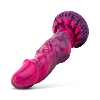 Fantasy Dildo Rosa & Lila med Sugkopp
