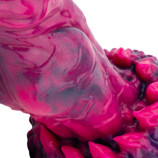 Fantasy Dildo Rosa & Lila med Sugkopp