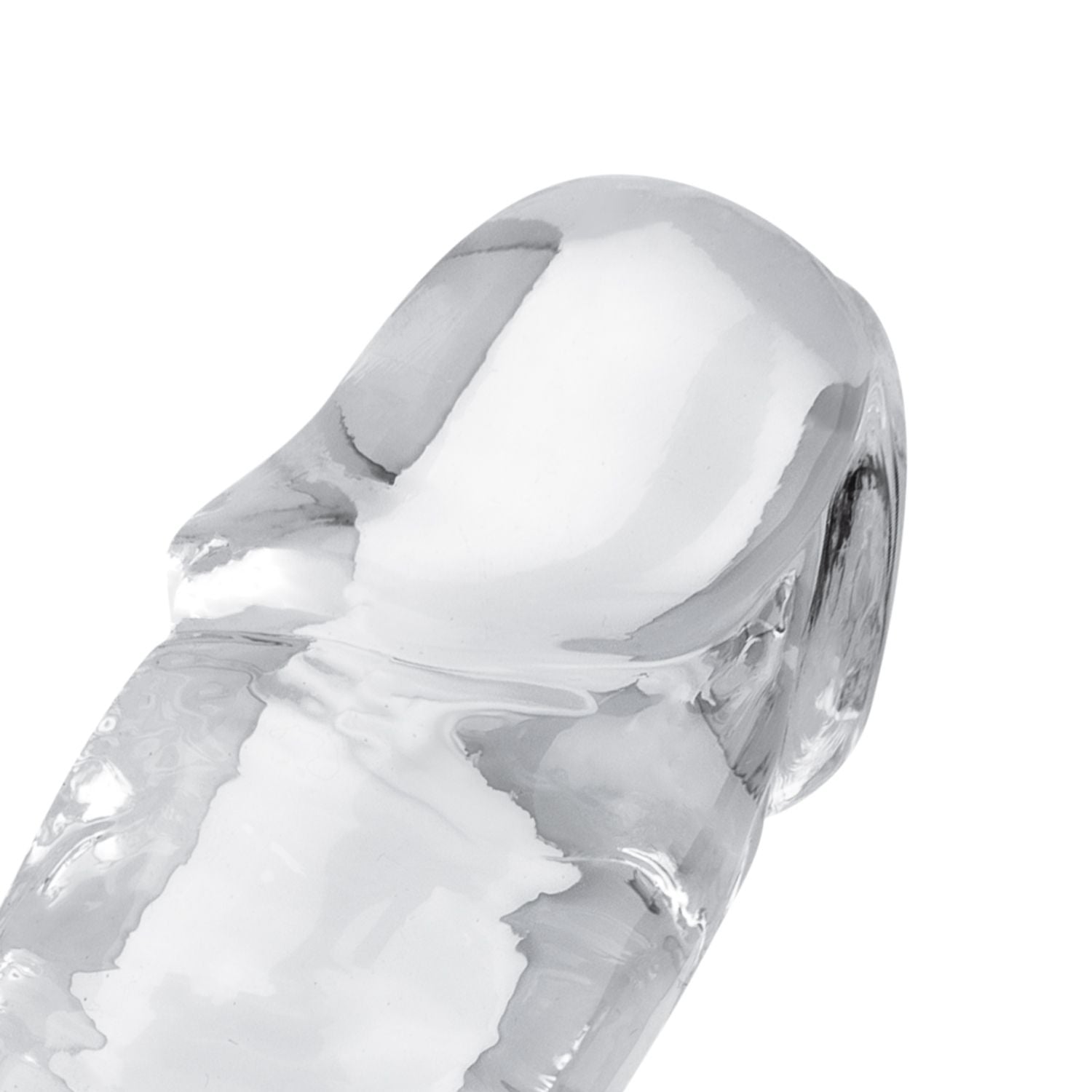 Jelly Dildo 18 cm – Transparent & Flexibel