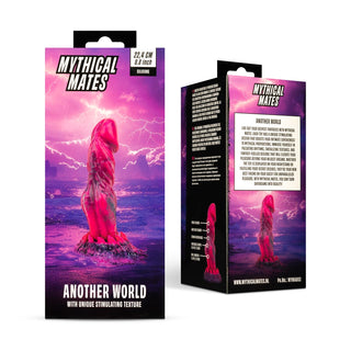 Fantasy Dildo Rosa & Lila med Sugkopp