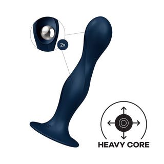 Satisfyer Double Ball-R – Silikondildo med Naturliga Vibrationer
