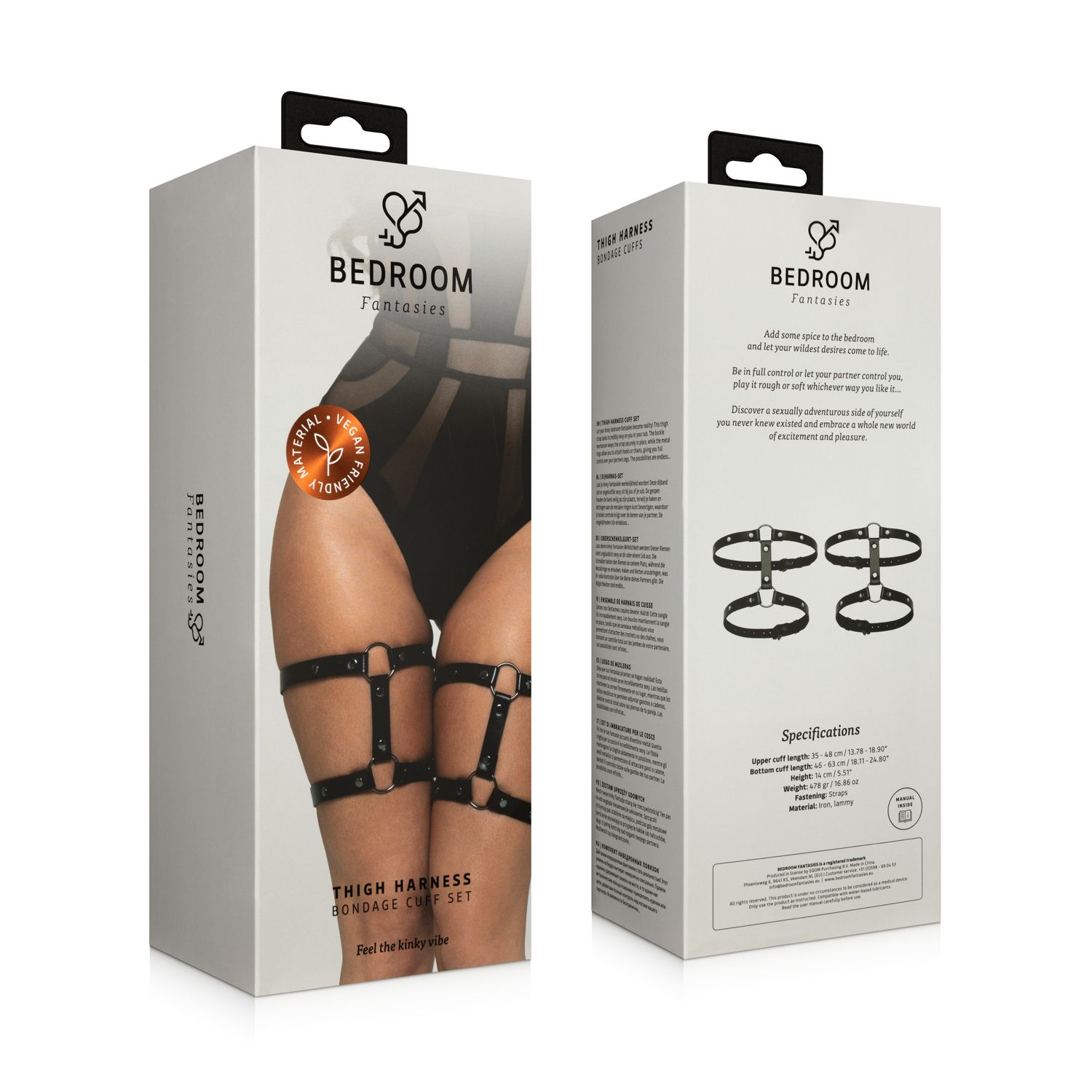 Bedroom Fantasies – Thigh Harness Svart