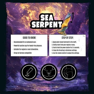 Mythical Mates Sea Serpent – Thrusting Monsterdildo 26 cm
