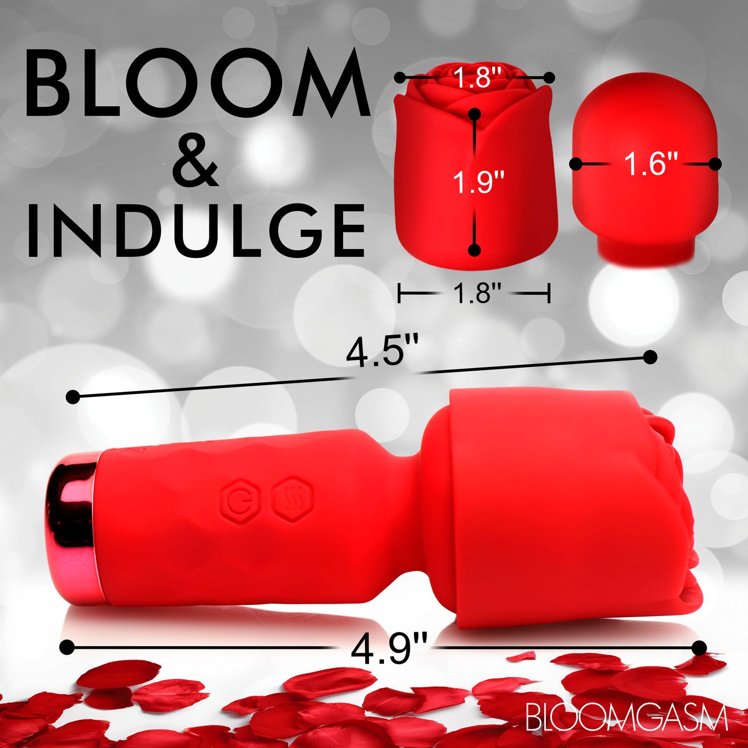 Mini Wand Vibrator i Rosdesign – Bloomgasm