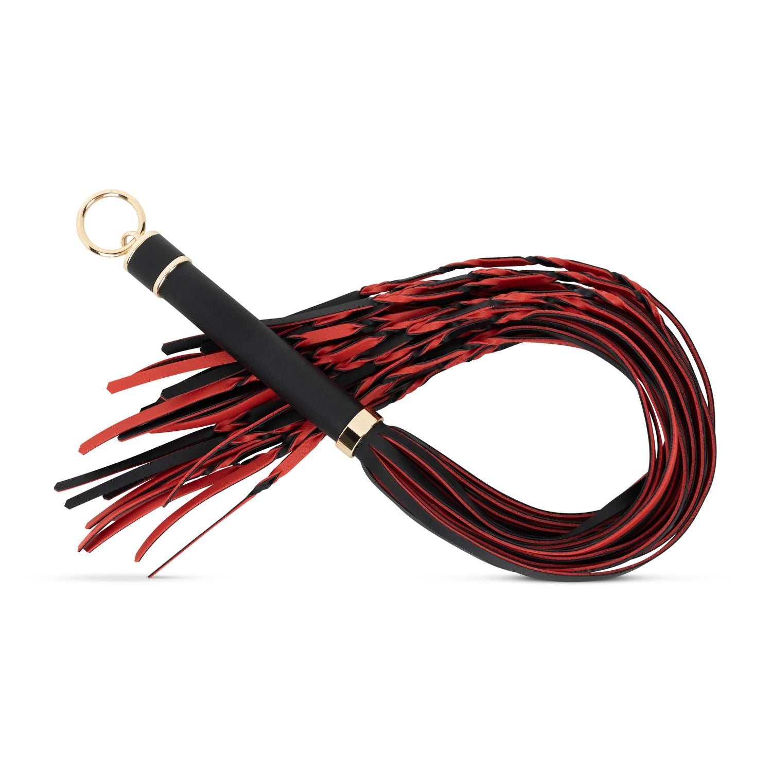 Fetish Collection – Röd & Svart Flogger 64 cm