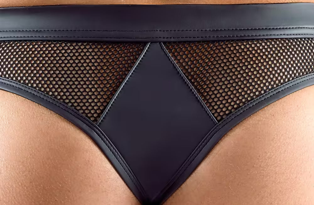 Svenjoyment Herrstring med nät & tryckknappar