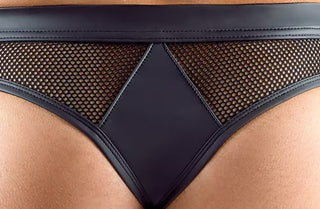 Svenjoyment Herrstring med nät & tryckknappar