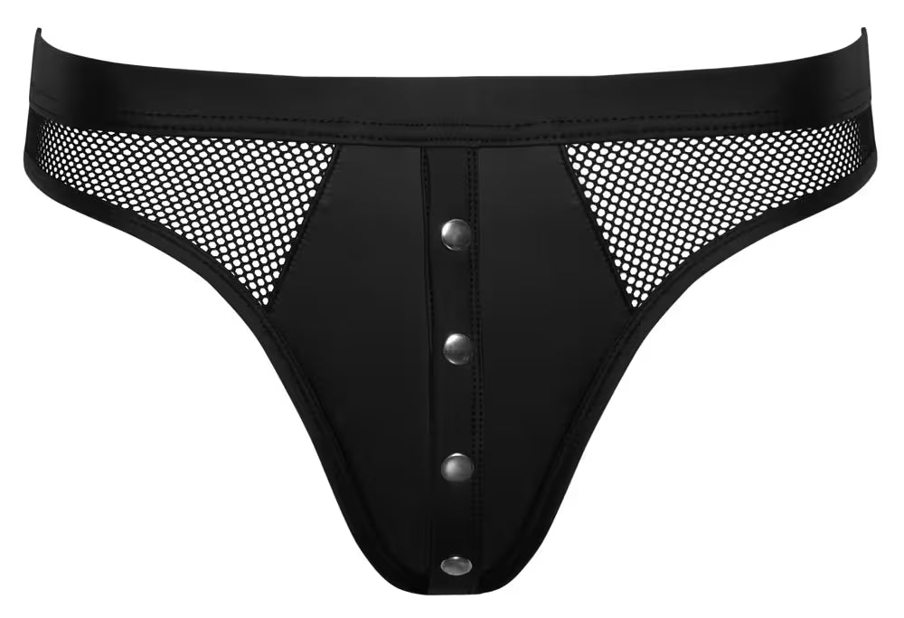 Svenjoyment Herrstring med nät & tryckknappar