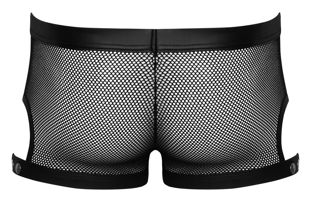 Men's Boxers in Black Mesh