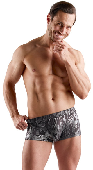 Metallic Boxer Shorts – Svart/Silver