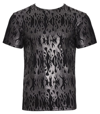 Metallic T-Shirt – Svart/Silver