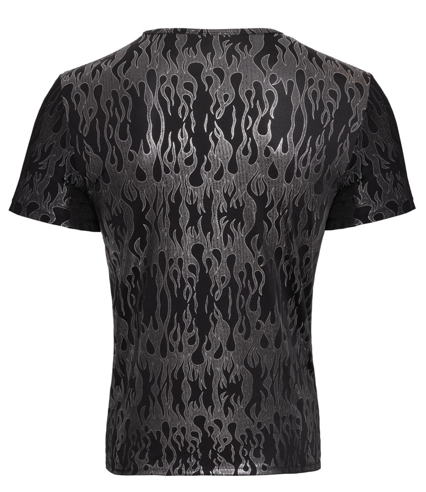 Metallic T-Shirt – Svart/Silver