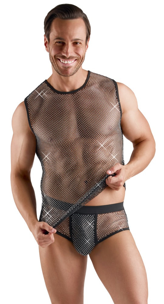 Svenjoyment Nätlinne med Strass