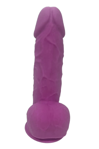 Real Love Dildo 8.5” Lila – Dubbel Densitet