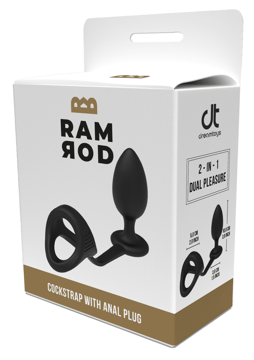 Cockstrap With Buttplug