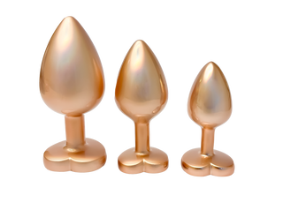 DreamToys Pearl Gold Plug Set – 3-pack