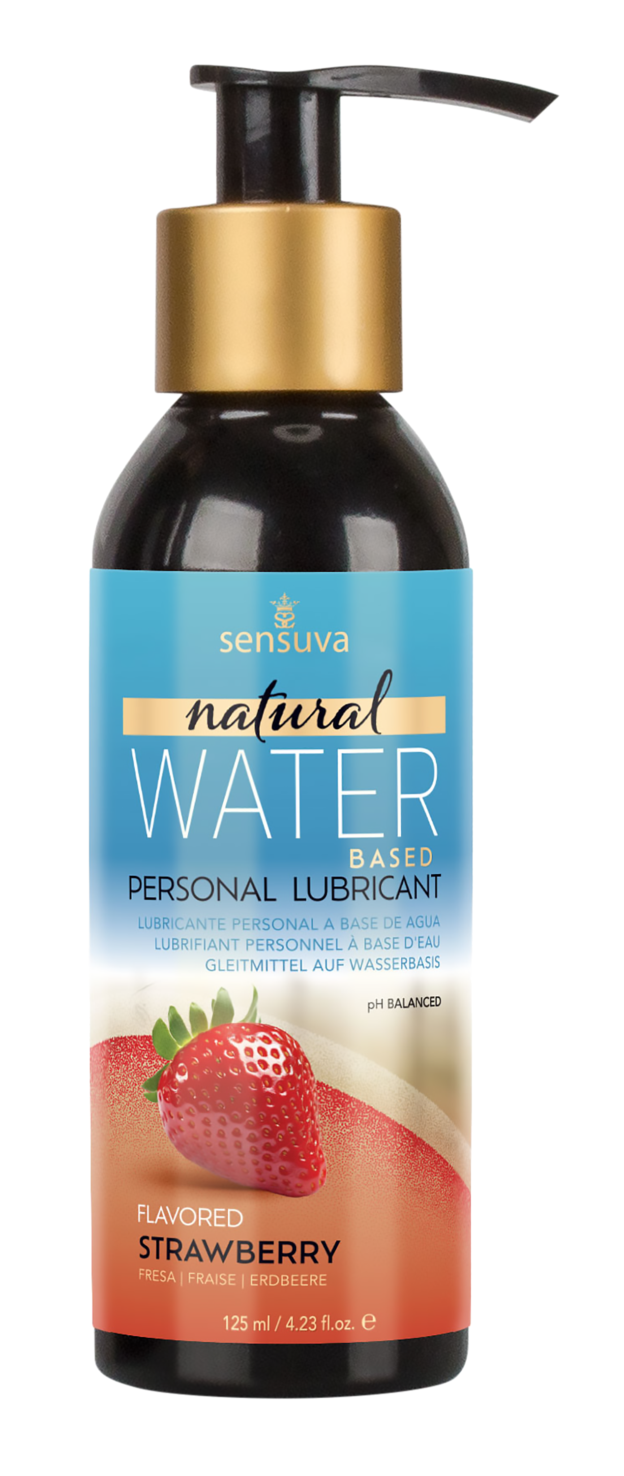 Sensuva Strawberry Personal Lubricant 125 ml