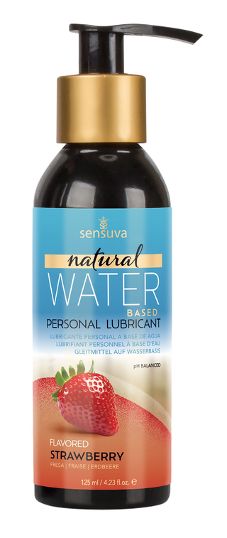 Sensuva Strawberry Personal Lubricant 125 ml