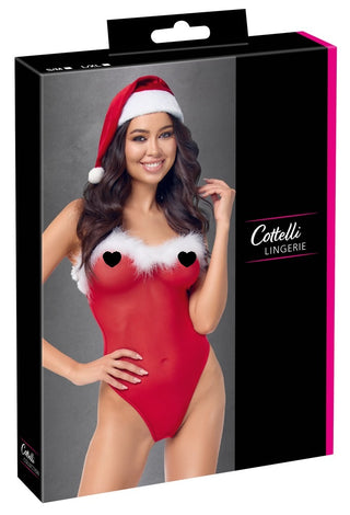 Cottelli X-Mas Set – Röd Body & Tomteluva