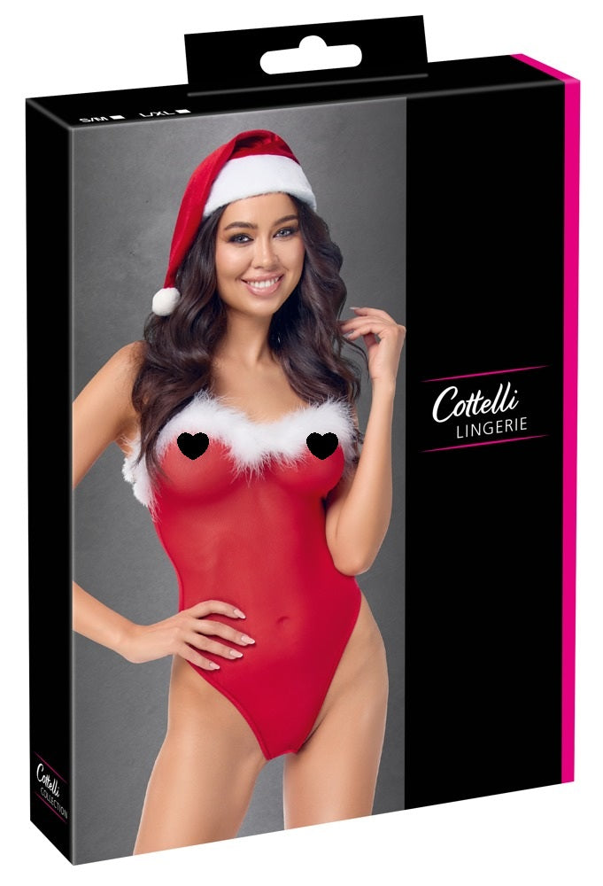 Cottelli X-Mas Set – Röd Body & Tomteluva