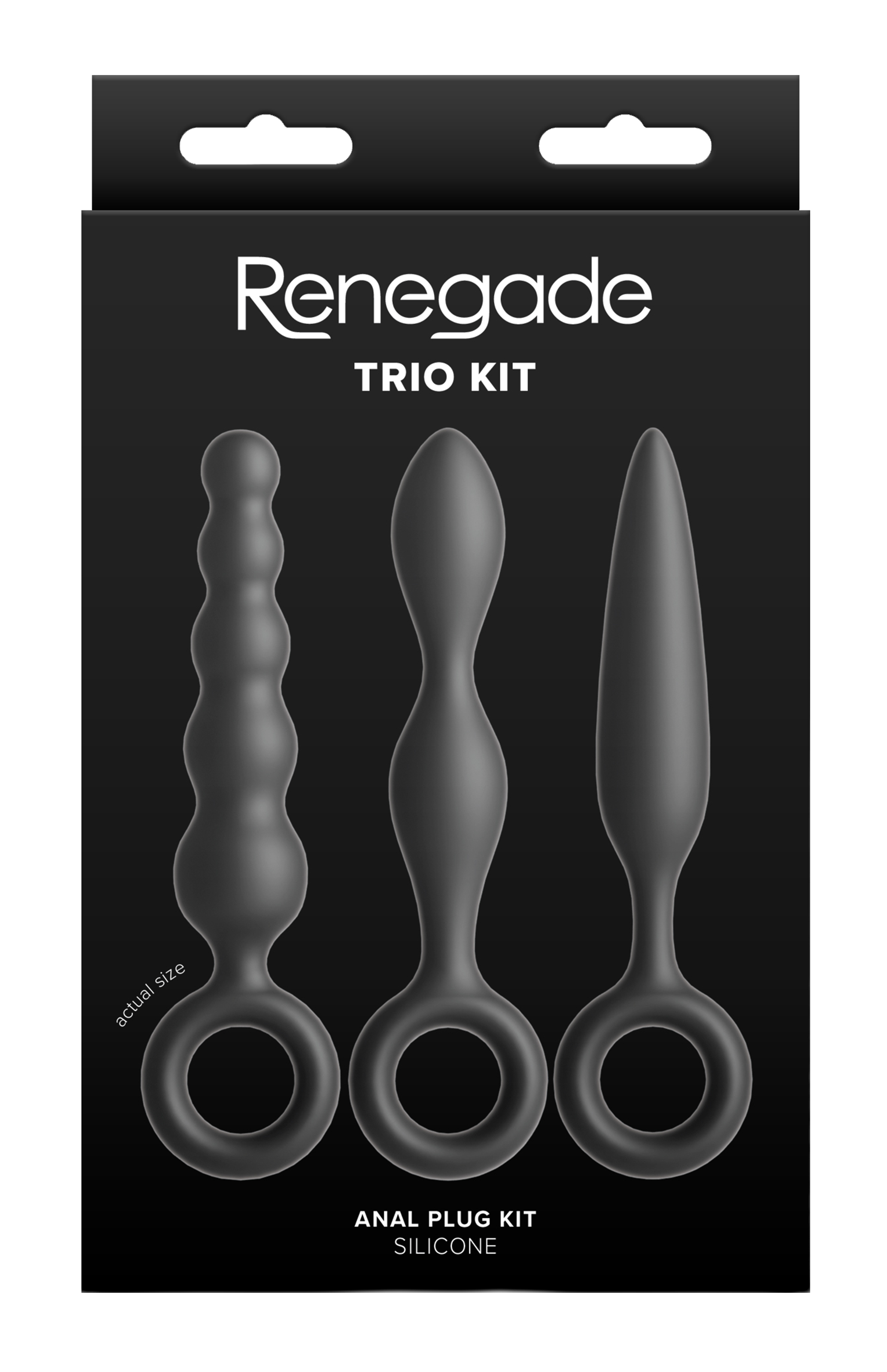 Renegade Trio Kit Black Analpluggsset