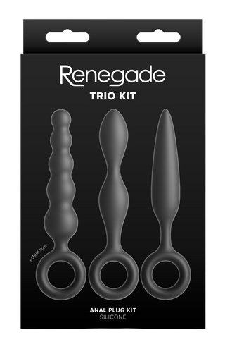 Renegade Trio Kit Black Analpluggsset