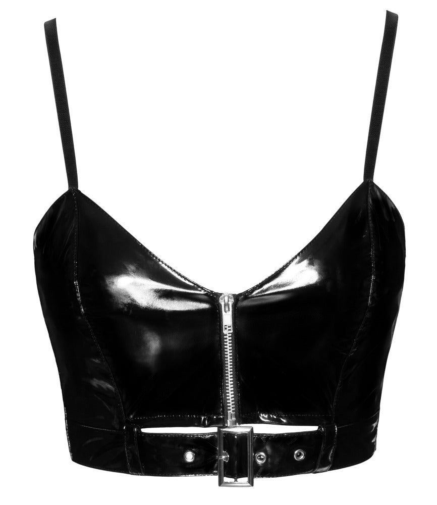 Vinyl Bra Top