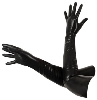 Långa Sexiga Latexhandskar