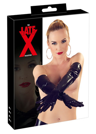 Långa Sexiga Latexhandskar