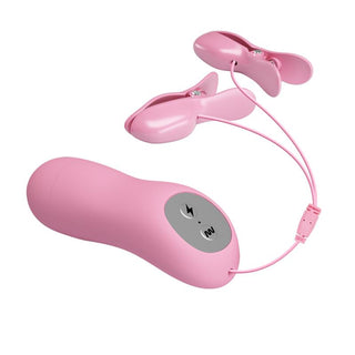Rosa E-Stim Bröstklämmor