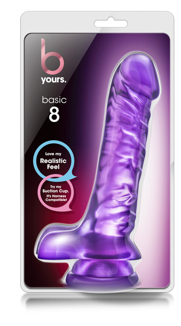 Realistisk Dildo 22,8 cm Lila
