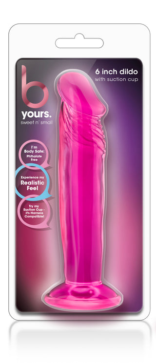 Sweet N Small 6 Pink – Realistisk Dildo med Sugkopp
