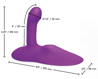 Cowgirl Rodeo Rider Thrusting Purple