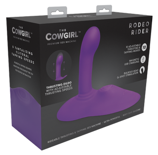 Cowgirl Rodeo Rider Thrusting Purple