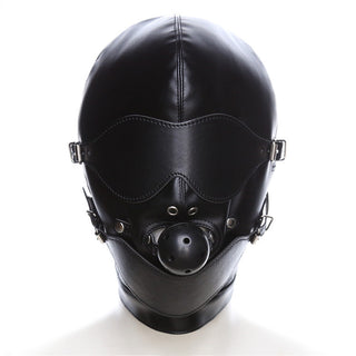 Huvudmask Med Gagball & Ögonbindel