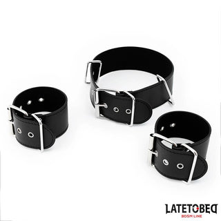 Latetobed Halsband med Handbojor